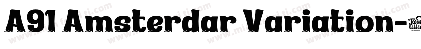 A91 Amsterdar Variation字体转换